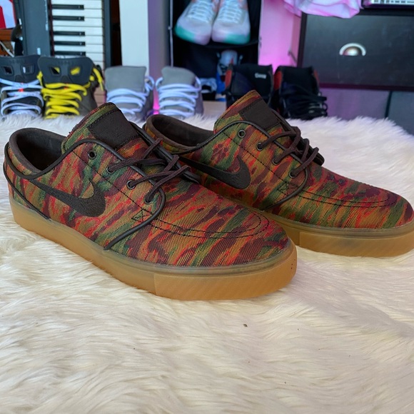 🆕 - Nike SB✔️Zoom Stefan Janoski - Canvas Camo M8 - Picture 2 of 8